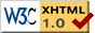 Compliant to W3C Standards - XHTML 1.0